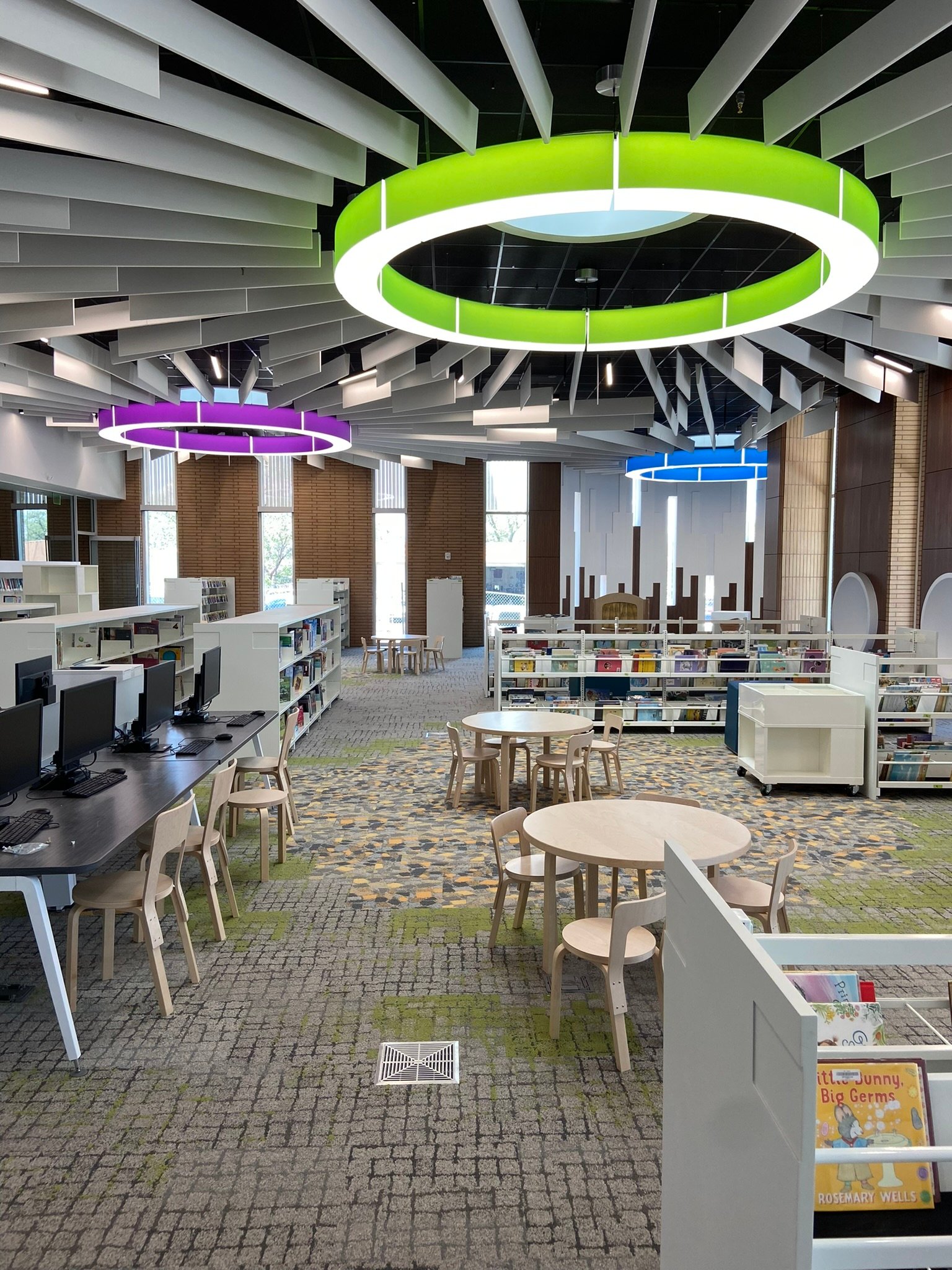 International District Library interior shot