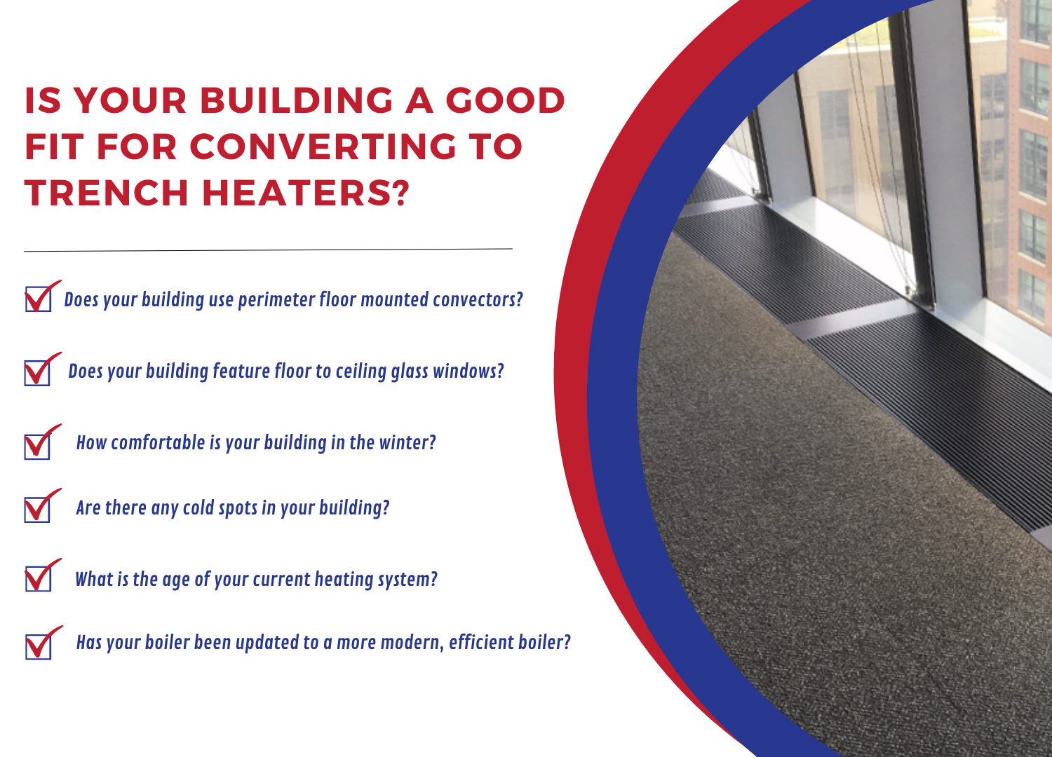 Is Your Building a Good Fit for Converting to Trench Heaters?